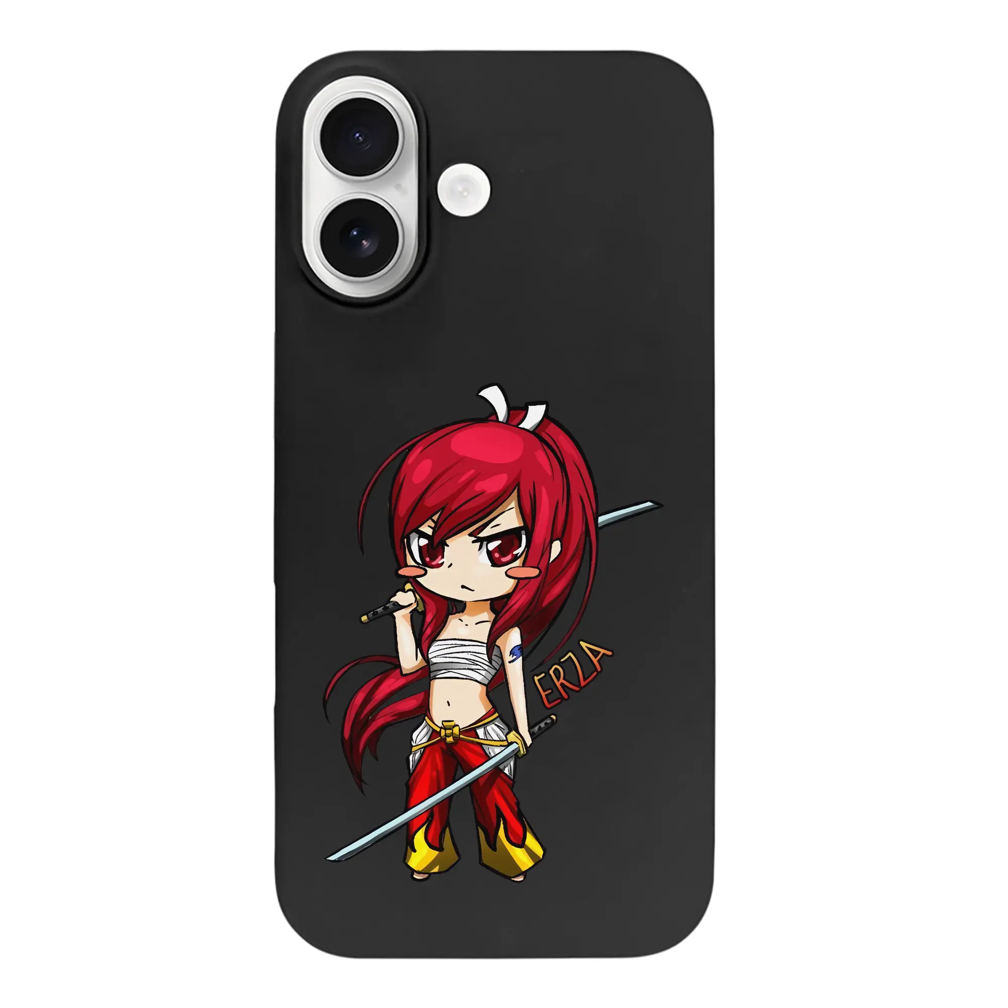 フェアリーテイル グッズ エルザ・スカーレット - iPhone 17 シリーズ シリコンケース 薄型 耐衝撃 指紋防止 ソフトタッチカバー 精密フィット 傷防止 保護ケース iPhone 17/17 Air/17 Pro/17 Pro Max 対応